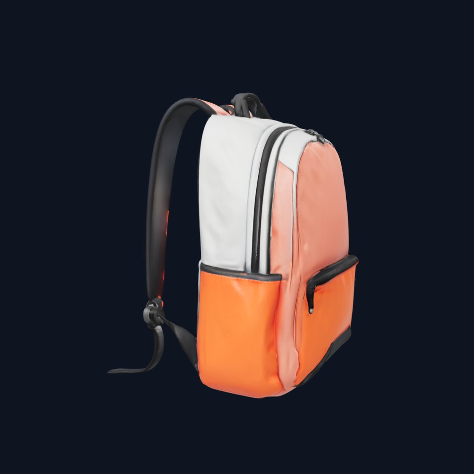 Sporty Minimalist Backpack Model Pack